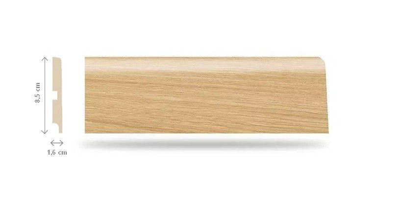 Soklová lišta Swiss Krono P85 - Dub Japonský D4564
