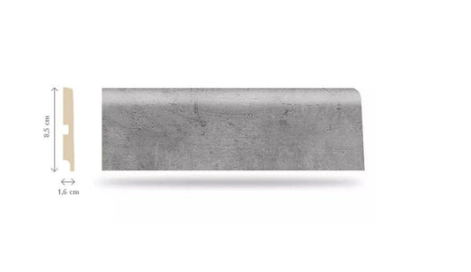 Soklová lišta Swiss Krono P85 - Beton Milenium D1038