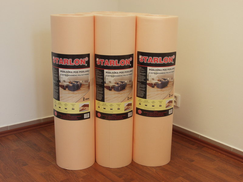 Podložka pod plovoucí podlahy Starlon 2 mm - 15 m²