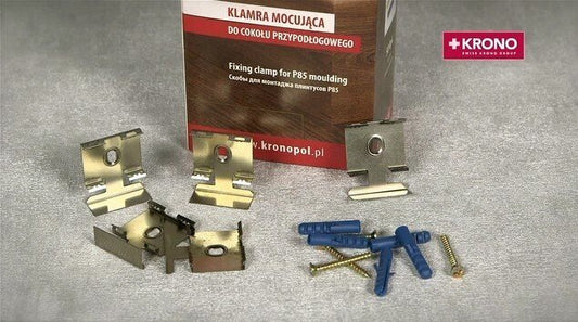 Montážní klipy pro soklovou lištu Swiss Krono - 50 ks